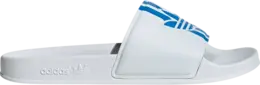 Adidas Кроссовки Adilette Slide 'White Bright Blue', белый id5789 | white