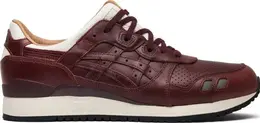 Кроссовки packer shoes x j.crew x gel lyte 3 '1907 collection oxblood' Asics, красный h7f5k 2626 | red