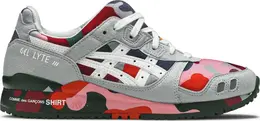 Кроссовки comme des garçons shirt x gel lyte 3 'colorful camo' Asics, многоцветный 1201a132 000 | multi-color