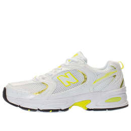 Кроссовки 530 New Balance, белый mr530dwp | white / fluorescent yellow