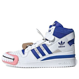 Кроссовки kerwin frost x forum высокие Adidas, белый gx3872 | white/royal blue