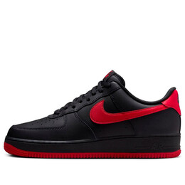 Кроссовки air force 1 низкие Nike, черный fj4146-002 | black/university red