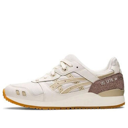 Кроссовки гель лайт 3 ог Asics, белый 1201a206-101 | creamwhite/brown