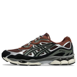 Кроссовки гель nyc Asics, красный 1203a383-200 | reddish brown/black/sail/metallic silver