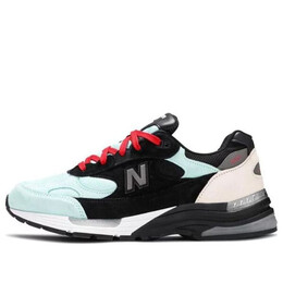 Кроссовки amoeba music x nice kicks x 992 сделано в сша New Balance, черный m992nk2 | black/green