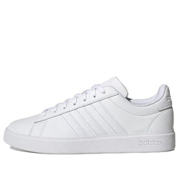Кроссовки grand court cloudfoam comfort Adidas, белый gw9197 | cloud white / cloud white / ecru tint