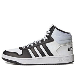 Кроссовки neo hoops 2.0 средние Adidas, белый fw4476 | white/black