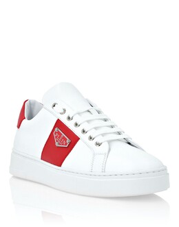 Кроссовки Lo-Top Triangle Plein Philipp Plein, цвет White / Red 7716547919932 | white / red