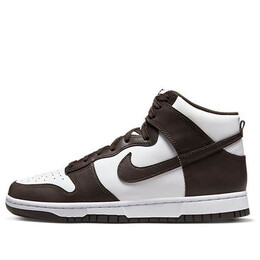 Кроссовки данк высокие Nike, белый dv0829-100 | white/velvet brown/white