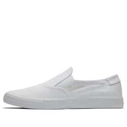 Кроссовки portmore 2 solarsoft slip on canvas sb Nike, белый ah3364-100 | white