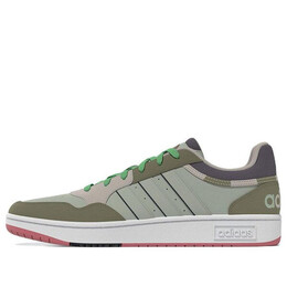 Кроссовки neo hoops 3.0 Adidas, зеленый gz9476 | light green/dark green/cream/purple