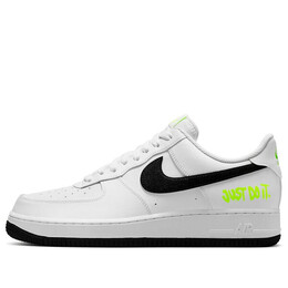 Кроссовки air force 1 низкие Nike, белый dj6878-100 | white/volt/black