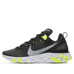 Кроссовки реагируют на элемент 55 Nike, черный bq6166-001 | black/wolf grey/volt/white