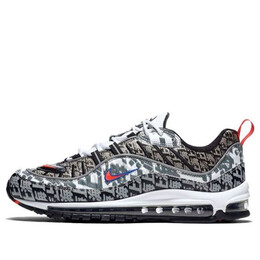 Кроссовки air max 98 Nike, белый bv6955-106 | white/black/metallic silver