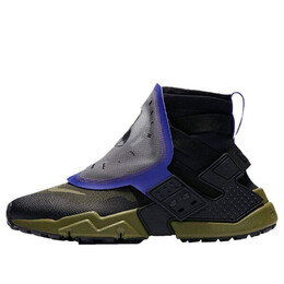 Кроссовки air huarache gripp qs Nike, черный at0298-001 | black/olive canvas-indigo burst