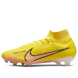 Кроссовки mercurial superfly 9 elite fg Nike, желтый dj4977-780 | yellow strike/barely grape/coconut milk/sunset glow