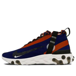 Кроссовки react runner mid wr ispa Nike, синий at3143-400 | blue void/black-team orange-phantom