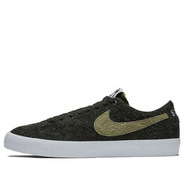 Кроссовки x stussy sb blazer low Nike, зеленый bq6449-001 | green