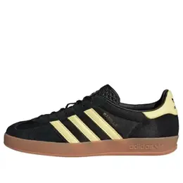 Кроссовки газель для помещений Adidas, черный ig4999 | core black/almost yellow/gum