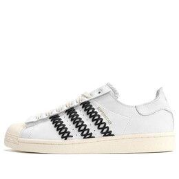 Кроссовки суперзвезда ног индустрии Adidas, белый hq7011 | cream white black