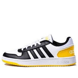 Кроссовки neo hoops 2.0 Adidas, черный fw5993 | black/white/yellow