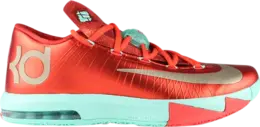 Кроссовки Nike KD 6 'Christmas', красный 599424601 | red