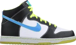 Кроссовки Nike Dunk High AS Premium 'White Blue Glow', белый 558493143 | white