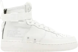 Кроссовки Nike SF Air Force 1 Mid 'Triple Ivory', белый aa6655 100 | white