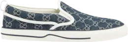 Кроссовки Gucci Tennis 1977 Slip-On Denim, синий 643489 2kq20 4465 | denim