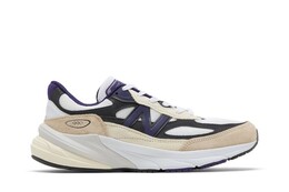 New Balance Кроссовки Teddy Santis x 990v6 Made in USA, цвет White Black Plum u990wb6 | white black plum