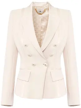 Elisabetta Franchi: Атласный жакет 