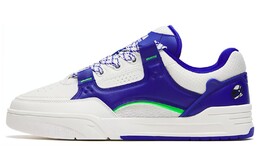 AOJIE Скейтбординг Кроссовки Мужские Низкие Слоновая Кость Белый/Цифровой Синий Anta 112318040-7