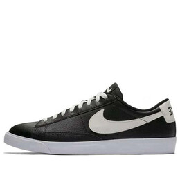 Кроссовки блейзер низкие кожаные Nike, черный aj9515-001 | black/sail