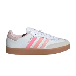 Adidas Кроссовки Velosamba Leather, цвет White Sandy Pink ie5826 | white sandy pink