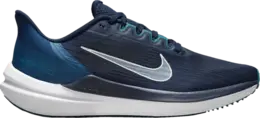 Кроссовки Nike Air Winflo 9 'Obsidian Valerian Blue', синий dd6203 401 | blue