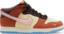Кроссовки Nike Social Status x Dunk Mid 'Chocolate Milk', коричневый dj1173 700 | brown