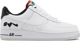 Кроссовки Nike Air Force 1 '07 LV8 3 'Peace Love Nike', белый dm8148 100 | white