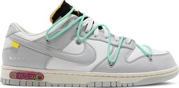 Кроссовки Nike Off-White x Dunk Low 'Lot 04 of 50', белый dm1602 114 | white