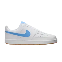 Nike Кроссовки Court Vision Low, цвет White University Blue hj9105 100 | white university blue