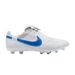 Nike Кроссовки Premier 3 Low FG, цвет White Signal Blue hm0265 103 | white signal blue