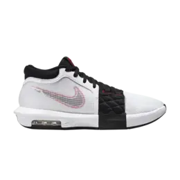 Nike Кроссовки LeBron Witness 8, цвет White University Red Black fb2239 103 | white university red black