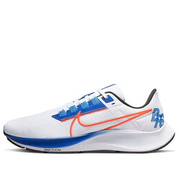 Кроссовки air zoom pegasus 38 Nike, белый dq8575-100 | white/blue