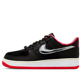 Кроссовки air force 1 low premium Nike, черный dz5427-001 | black / university red / tour yellow / multi-color