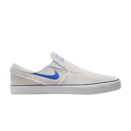 Nike Кроссовки Zoom Stefan Janoski+ Slip SB, цвет Summit White Hyper Royal fn5893 101 | summit white hyper royal
