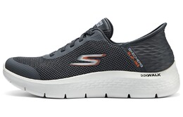 Кроссовки Skechers Go Walk Flex Lifestyle Shoes Men Low-top Gray/Black/White/Orange, серый 216324-gry | gray