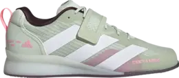 Кроссовки Adidas Adipower Weightlifting 3 'Linen Green Beam Pink', зеленый gy8925 | green