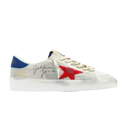 Кроссовки Golden Goose Stardan, цвет White Blue Red gmf00333 f006177 10317 | white blue red