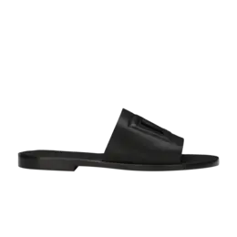 Кроссовки Dolce & Gabbana Leather Slides, цвет DG Cutout - Black a80397 ao602 80999 | dg cutout - black