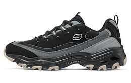 Кроссовки Skechers D"Lites 1.0 Chunky Sneakers Men Low-top Black, черный 894265-bkgy | black