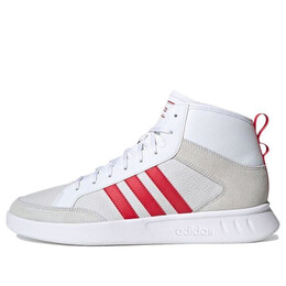 Кроссовки Court80s mid красные Adidas, белый fy2731 | white/red/gray